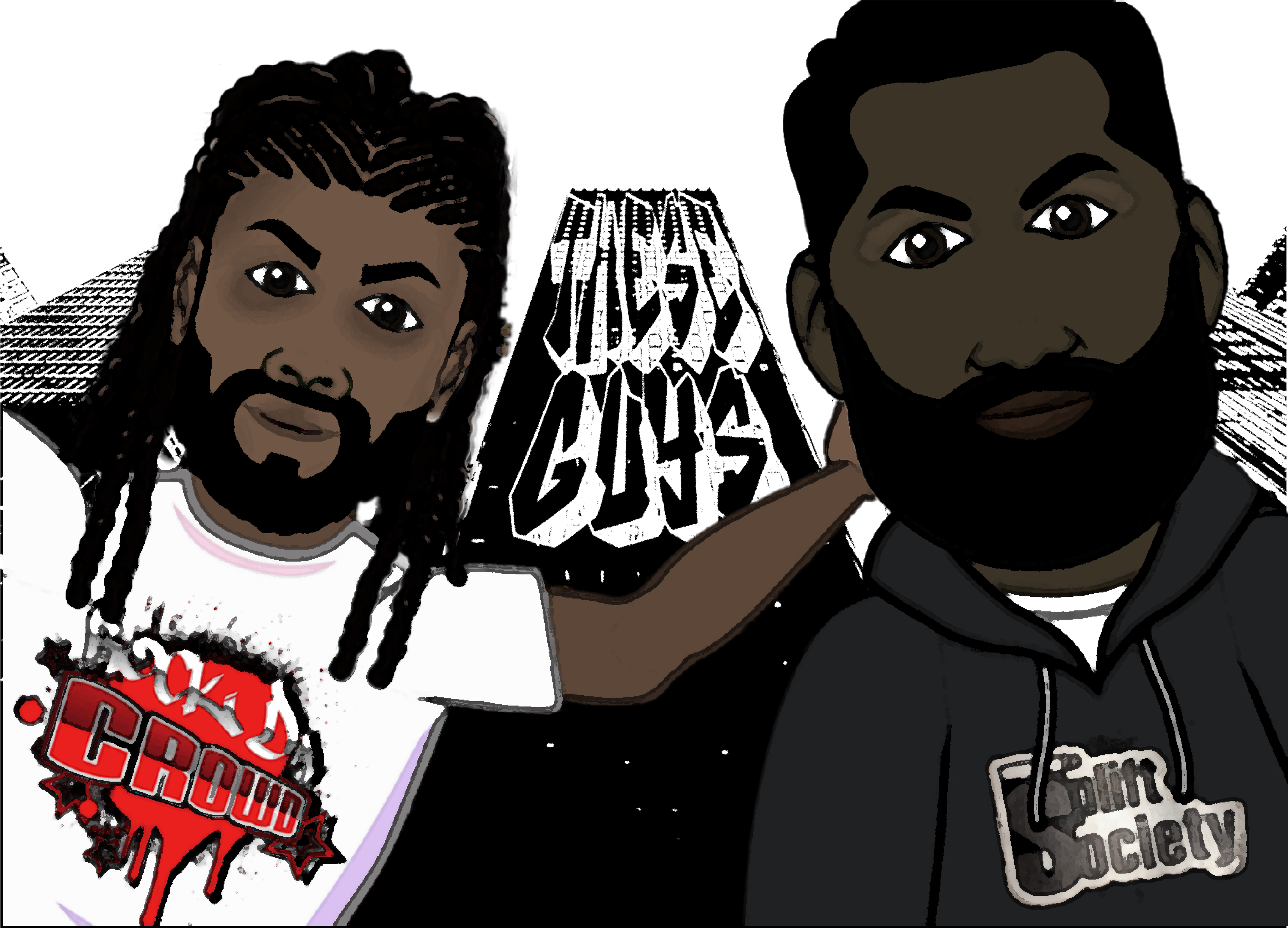 Sir Smoke and El Uno debating in These Guys Episode 007